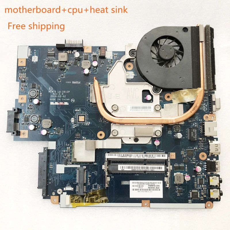 For Acer 5551 5552 NV53A Laptop Motherboard NEW75 LA-5912P MBBL002001 Mainboard 100%tested fully work
For Acer 5551 5552 NV53A Laptop Motherboard NEW75 LA-5912P MBBL002001 Mainboard 100%tested fully work