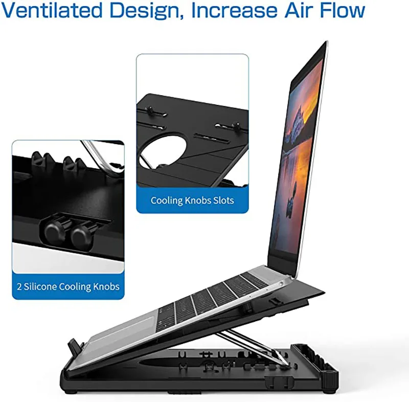 Foldable Adjustable 12-17 inch Laptop Notebook Stand Holder For Macbook Pro Air DELL HP Lapdesk PC Computer Cooling Bracket
Foldable Adjustable 12-17 inch Laptop Notebook Stand Holder For Macbook Pro Air DELL HP Lapdesk PC Computer Cooling Bracket