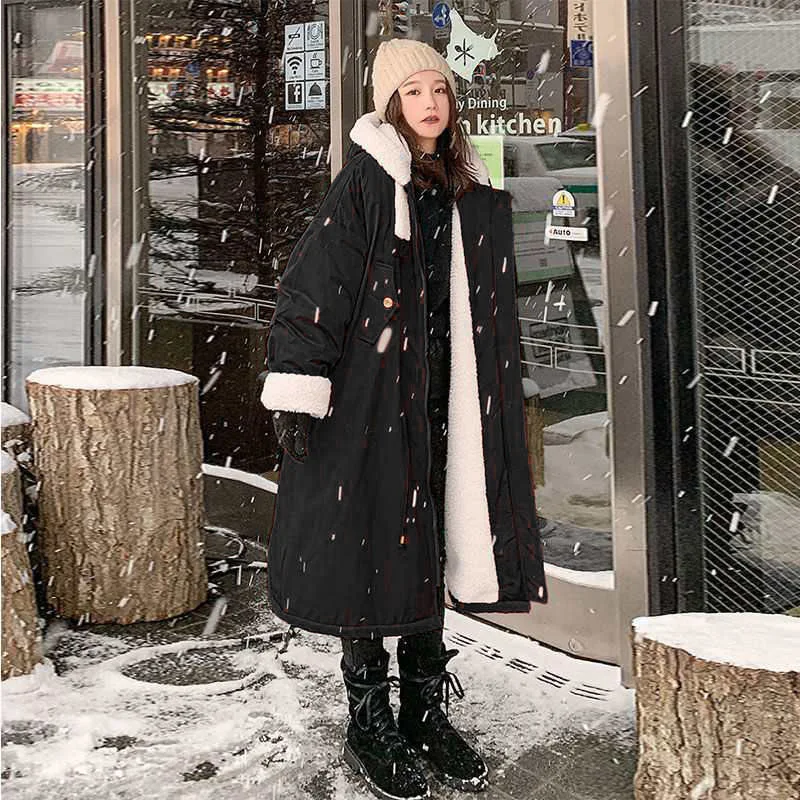 Warm Winter Fleece Women Parka 2020 New Arrival Hooded Long Wool Liner Jacket Coats Female Oversized Fashion Windbreaker Parkas
Warm Winter Fleece Women Parka 2020 New Arrival Hooded Long Wool Liner Jacket Coats Female Oversized Fashion Windbreaker Parkas