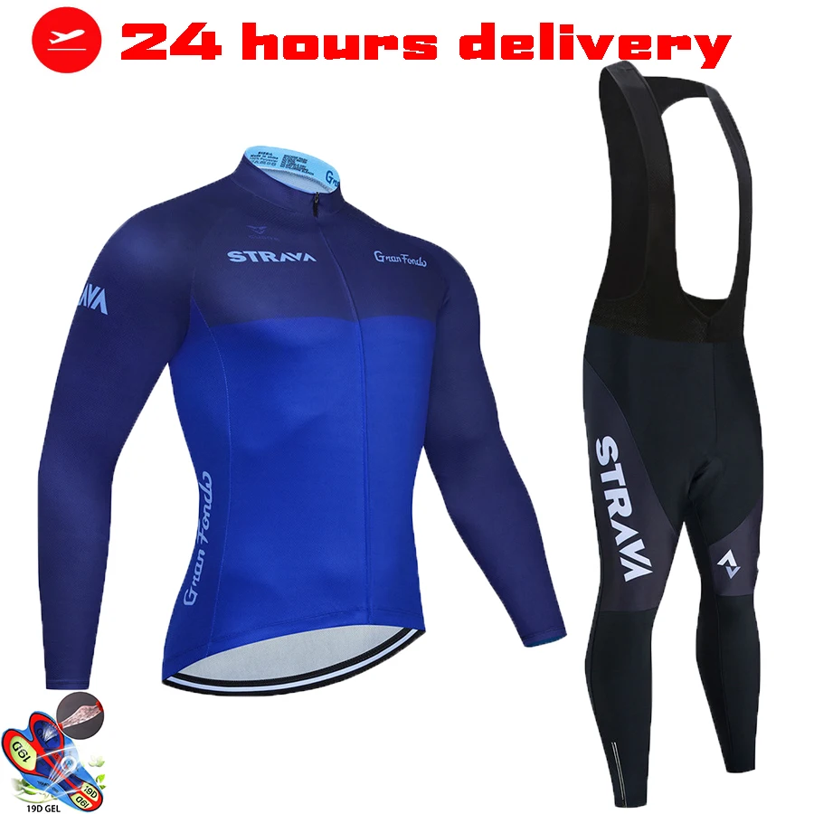 STRAVA 2021 Spring Autumn long sleeve set bicicleta maillot ciclismo kit MTB bike cycling clothing Roupa de ciclismo masculino
STRAVA 2021 Spring Autumn long sleeve set bicicleta maillot ciclismo kit MTB bike cycling clothing Roupa de ciclismo masculino