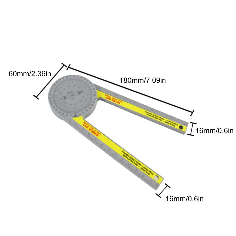 Miter Saw Protractor ABS Digital Protractor Ruler Inclinometer Protractor Miter Saw Angle Level Meter Measuring Tool
Miter Saw Protractor ABS Digital Protractor Ruler Inclinometer Protractor Miter Saw Angle Level Meter Measuring Tool