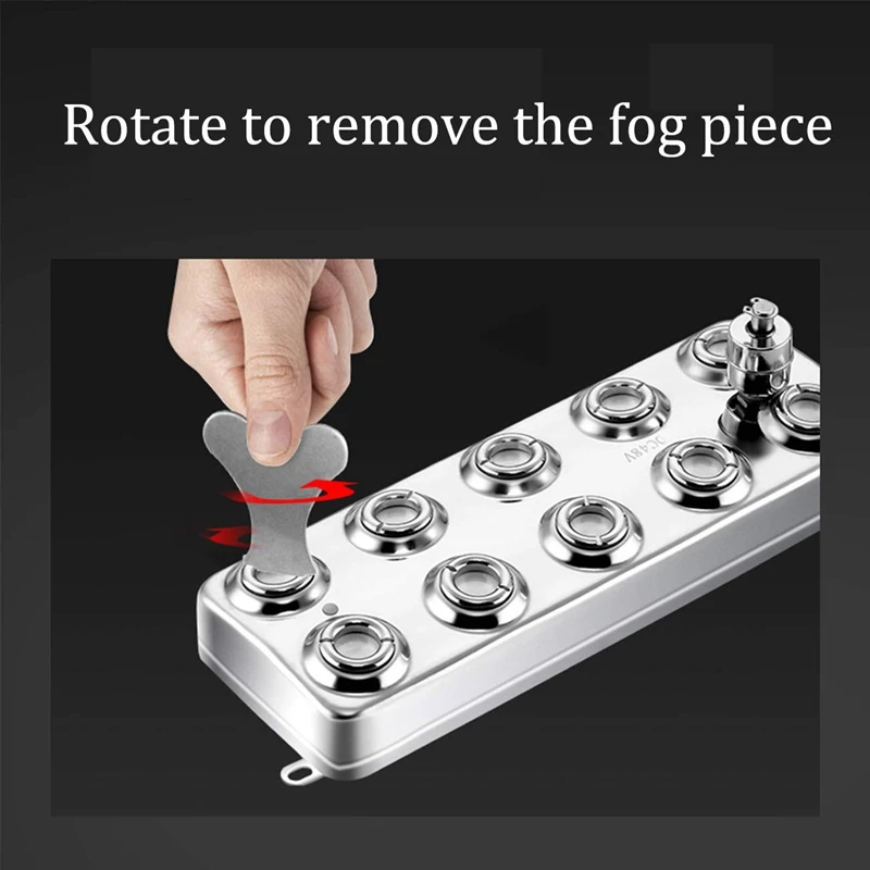 Mist Maker Fogger 10 Head Ultrasonic Mist Humidifier for Industrial Scenic Hydroponics Garden Lawn Pond 
Mist Maker Fogger 10 Head Ultrasonic Mist Humidifier for Industrial Scenic Hydroponics Garden Lawn Pond