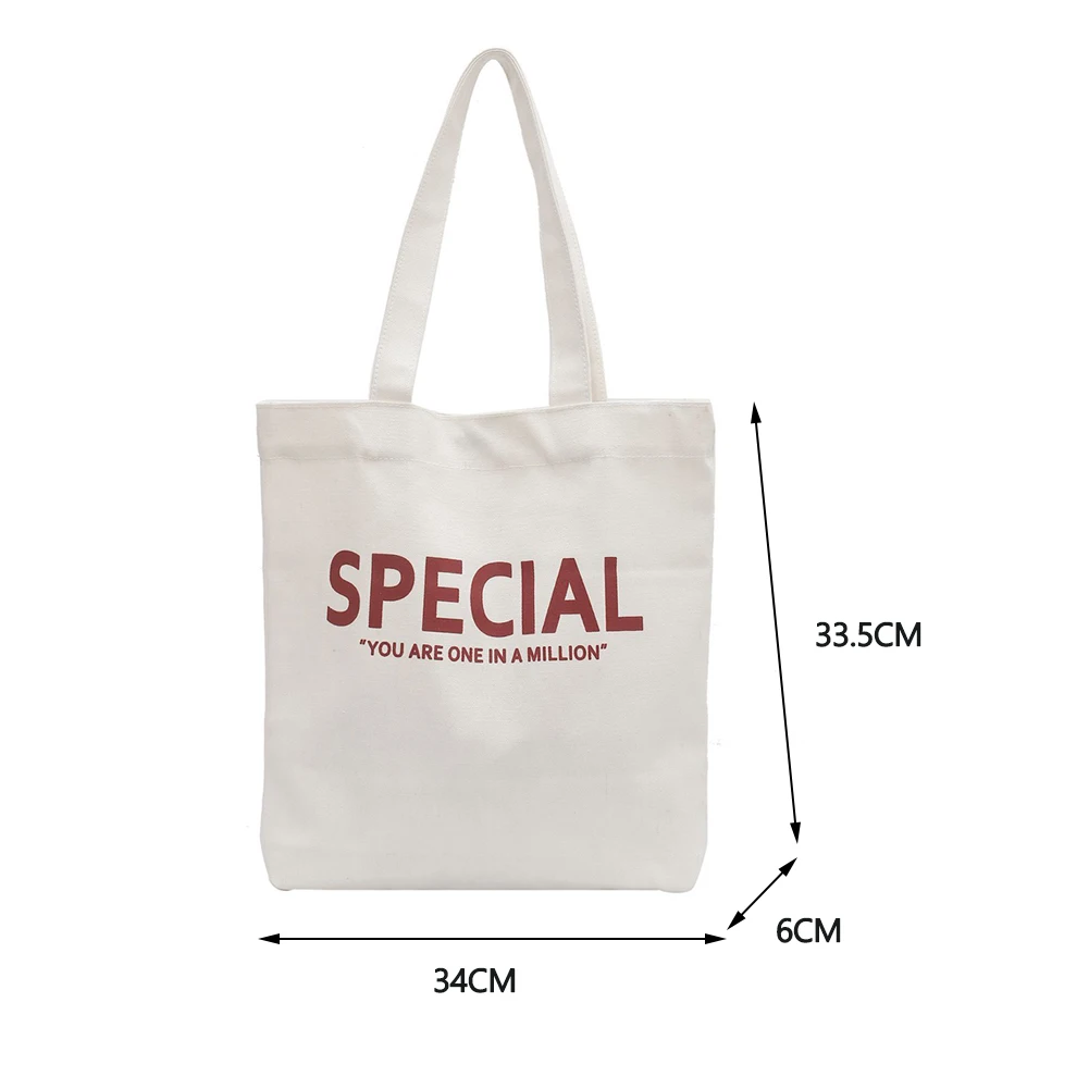 Special Letters Print Shoulder Bag For Women 2021 Canvas Underarm Bags Female Large Capacity Tote Bag Open Pocket Shopping Bag 
Special Letters Print Shoulder Bag For Women 2021 Canvas Underarm Bags Female Large Capacity Tote Bag Open Pocket Shopping Bag