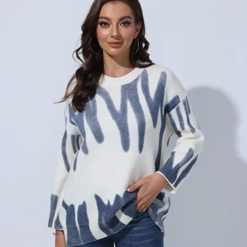 2021 new women's autumn winter women's sweater Pullover loose sweater women's coat
2021 new women's autumn winter women's sweater Pullover loose sweater women's coat