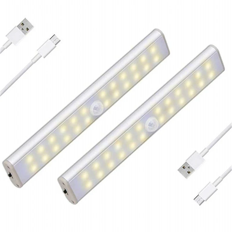 24 LED Under Cabinet Light Motion Sensor USB Rechargeable Wireless Closet Lights Human Body Infrared Sensor Lights For Closet
24 LED Under Cabinet Light Motion Sensor USB Rechargeable Wireless Closet Lights Human Body Infrared Sensor Lights For Closet