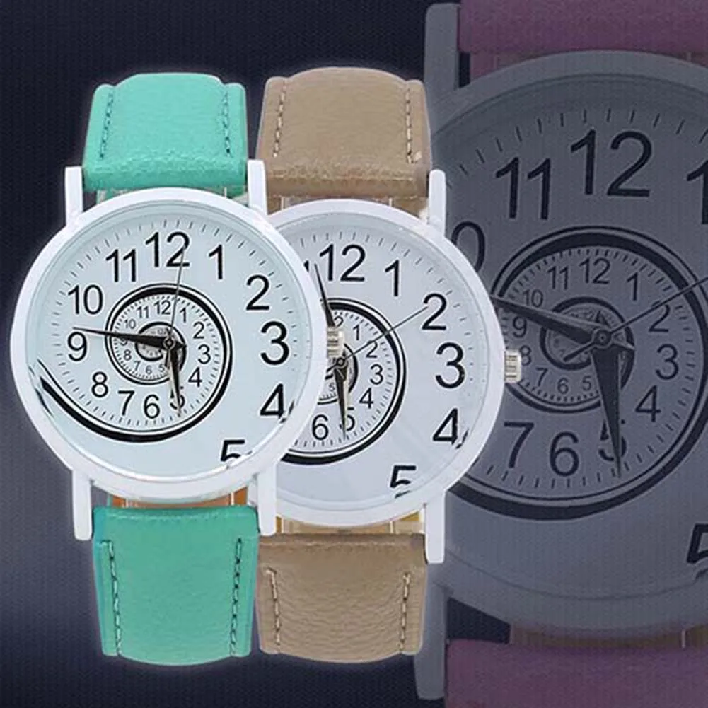 Women's Snail Dial Faux Leather Band Casual Gift Analog Quartz Wrist Watch Reloj Mujer Numerals Hours Wristwatches Gift
Women's Snail Dial Faux Leather Band Casual Gift Analog Quartz Wrist Watch Reloj Mujer Numerals Hours Wristwatches Gift