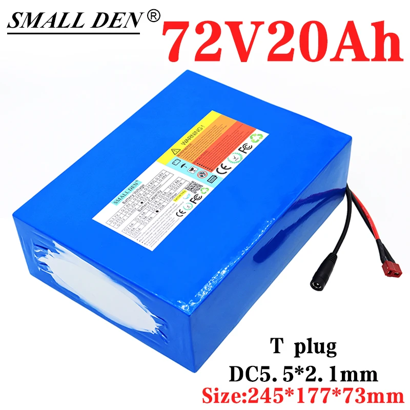 72V 20A lithium battery pack 21700 20S4P built-in 40A balance BMS, suitable for 3000W motor motorcycle electric vehicle tricycle
72V 20A lithium battery pack 21700 20S4P built-in 40A balance BMS, suitable for 3000W motor motorcycle electric vehicle tricycle