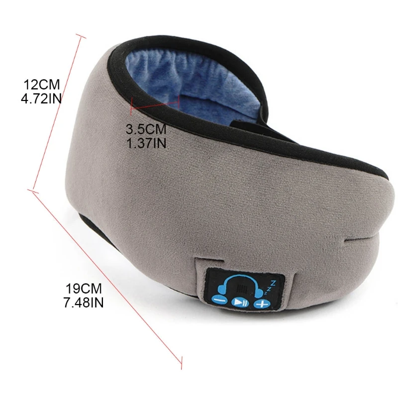 Bluetooth Wireless Relieve Fatigue Sleeping Eye Mask Sleep Headphones Soothing Noise Reduction Sleep Aid Goggles Office Cool QW