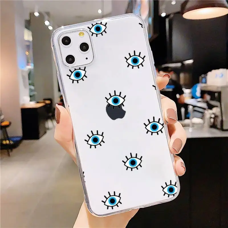 Evil eyes high quality fundas Phone Case Transparent soft For iphone 5 5s 5c se 6 6s 7 8 11 12 plus mini x xs xr pro max
Evil eyes high quality fundas Phone Case Transparent soft For iphone 5 5s 5c se 6 6s 7 8 11 12 plus mini x xs xr pro max