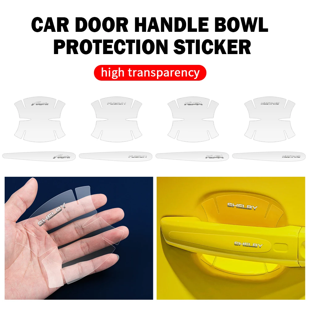 4/8Pcs Car Accessories Anti-wear Transparent Door Handle Protective Sticker For Ford Mondeo Kuga Ecosport Fiesta Explorer Fusion
4/8Pcs Car Accessories Anti-wear Transparent Door Handle Protective Sticker For Ford Mondeo Kuga Ecosport Fiesta Explorer Fusion