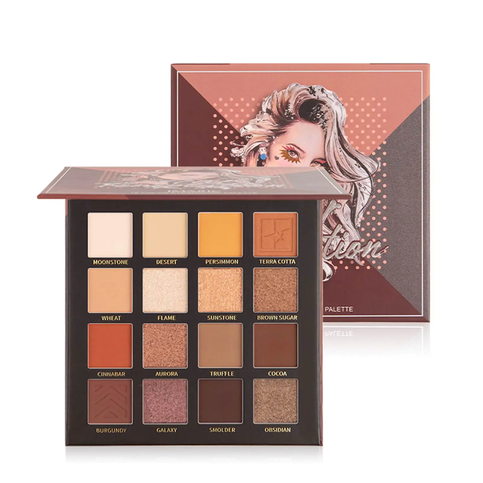 Eye Shadow Pallet Long-lasting Shimmer Metallic Glitter Shadows Smokey Warm (16 Colors)
Eye Shadow Pallet Long-lasting Shimmer Metallic Glitter Shadows Smokey Warm (16 Colors)