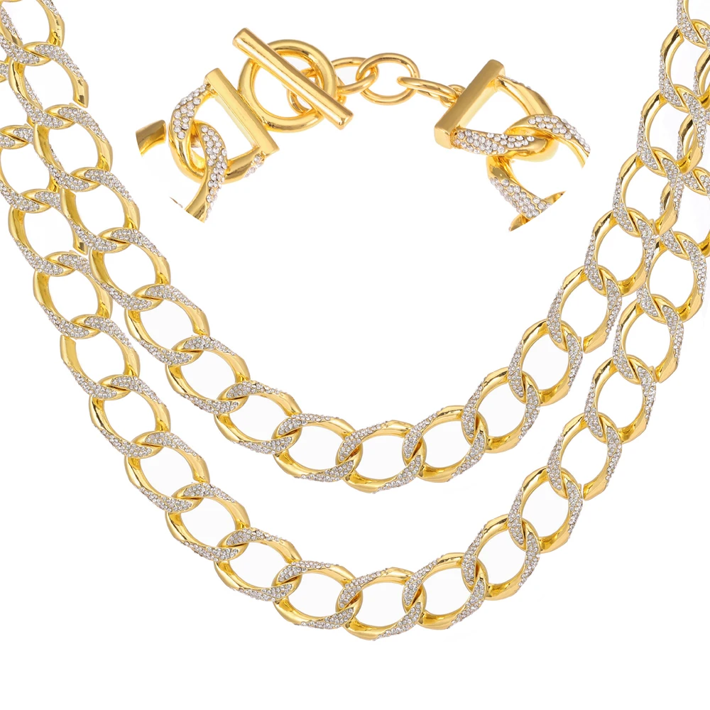 18inch Hip Hop Cuban Link Chain Choker Necklace Iced Out Rapper Crystal Necklace Fashion Bling Rhinestone Jewelry Gift
18inch Hip Hop Cuban Link Chain Choker Necklace Iced Out Rapper Crystal Necklace Fashion Bling Rhinestone Jewelry Gift