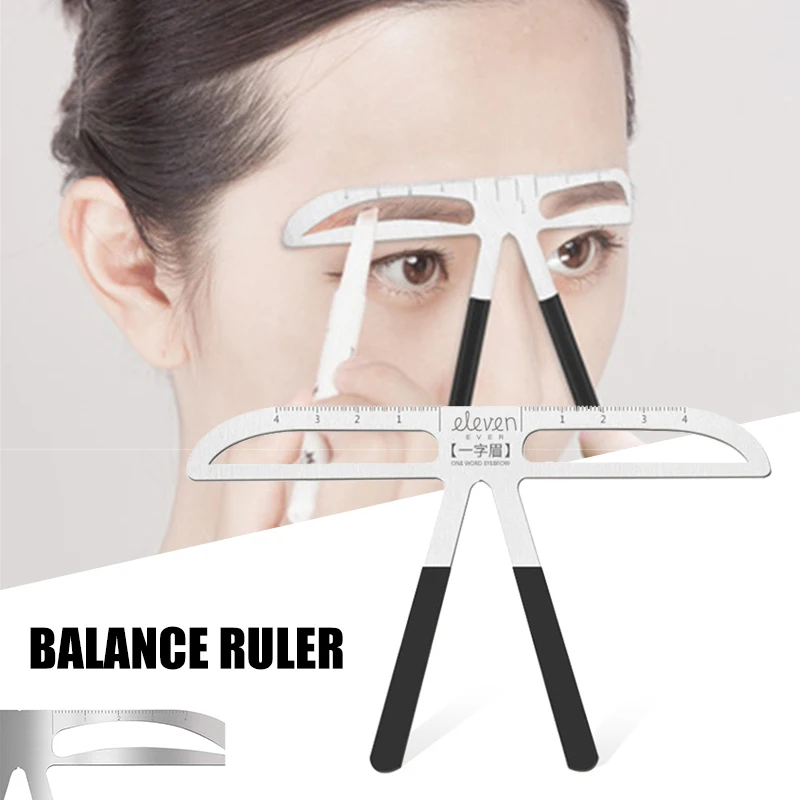 Eyebrow Stencil Caliper Stainless Steel Reusable Measuring Shaper Tattoo Ruler Easy Eyebrow design aid Makeup Tool
Eyebrow Stencil Caliper Stainless Steel Reusable Measuring Shaper Tattoo Ruler Easy Eyebrow design aid Makeup Tool