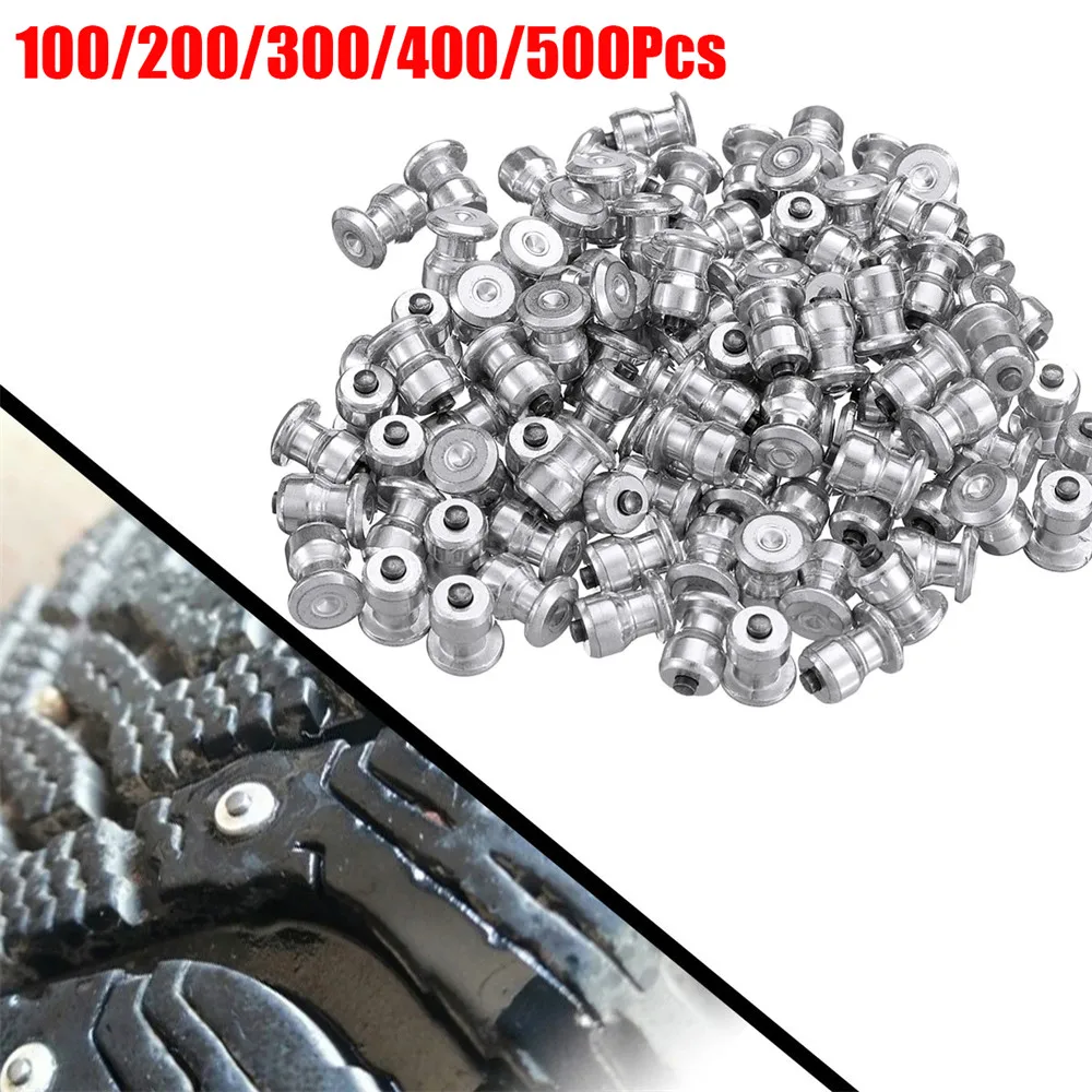 100/200/300/400/500Pcs Durable Vehicles Off-Road Wheel Tyres 8x10mm Tire Snow Chains Spikes Studs Car Auto Tires Studs Screw
100/200/300/400/500Pcs Durable Vehicles Off-Road Wheel Tyres 8x10mm Tire Snow Chains Spikes Studs Car Auto Tires Studs Screw