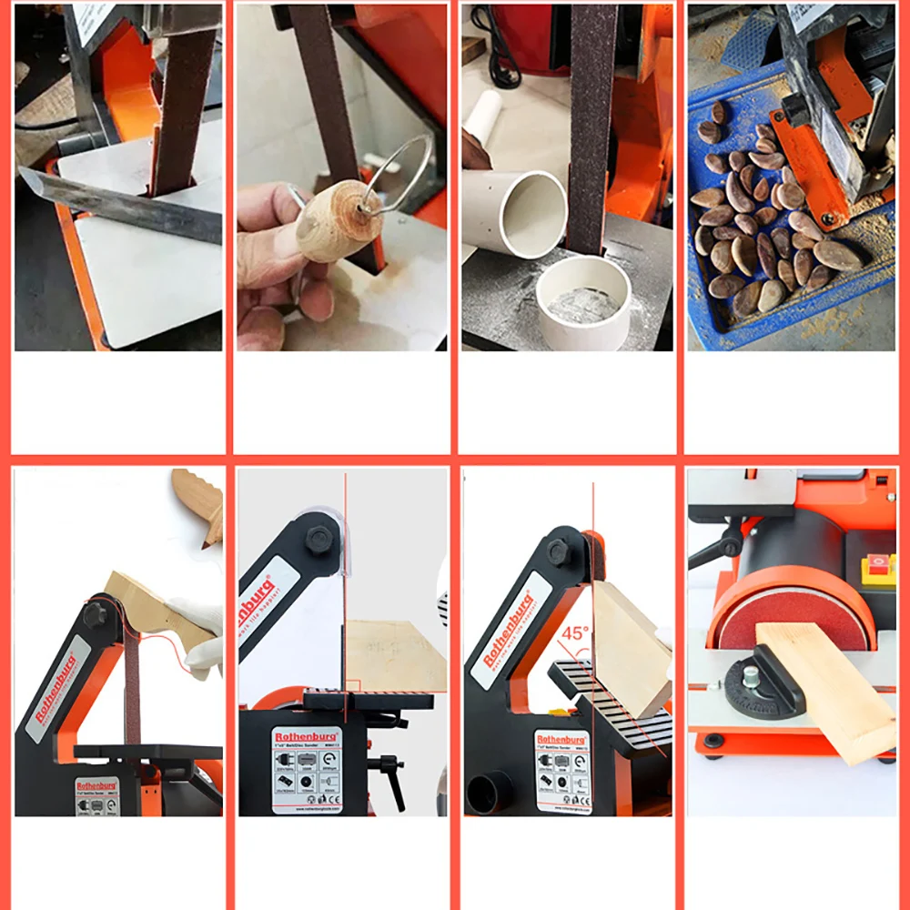 Desktop Metal Grinding Polishing Sanding Machine DIY Abrasive Belt Sander Woodworking Chamfering Machine Knife Sharpener 220V
Desktop Metal Grinding Polishing Sanding Machine DIY Abrasive Belt Sander Woodworking Chamfering Machine Knife Sharpener 220V