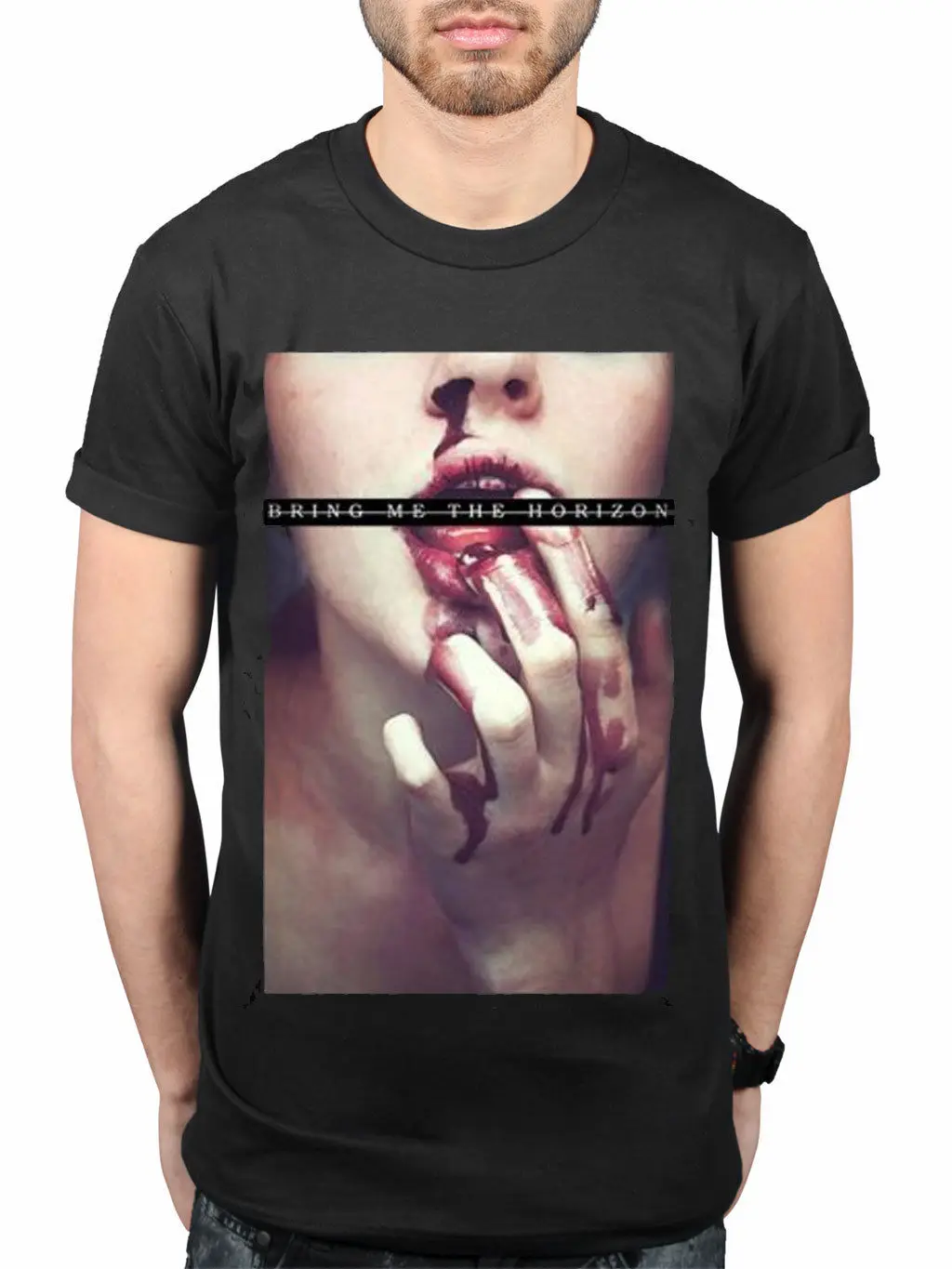 Official Bring Me The Horizon The Horizon Blood NEW Graphic T-Shirt Band Metal New Men'S Fashion Short-Sleeve T Shirt Mens
Official Bring Me The Horizon The Horizon Blood NEW Graphic T-Shirt Band Metal New Men'S Fashion Short-Sleeve T Shirt Mens