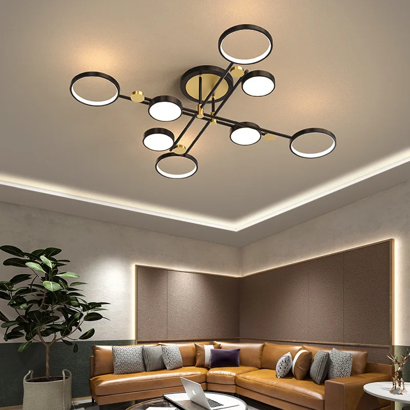 Modern Minimalist Living Room Ceiling Lamp with Remote Control Dimming Light Luxury Art Nordic Restaurant Chandelier
Modern Minimalist Living Room Ceiling Lamp with Remote Control Dimming Light Luxury Art Nordic Restaurant Chandelier