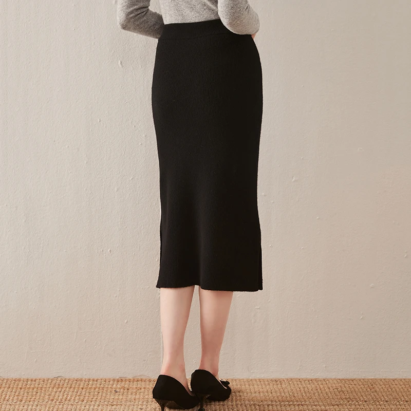 Side Split Wool Skirt High Elastic Waist Women Skirts 100% Wool Knitting Jumpers 2021 Winter New Fashion Ladies skirt
Side Split Wool Skirt High Elastic Waist Women Skirts 100% Wool Knitting Jumpers 2021 Winter New Fashion Ladies skirt