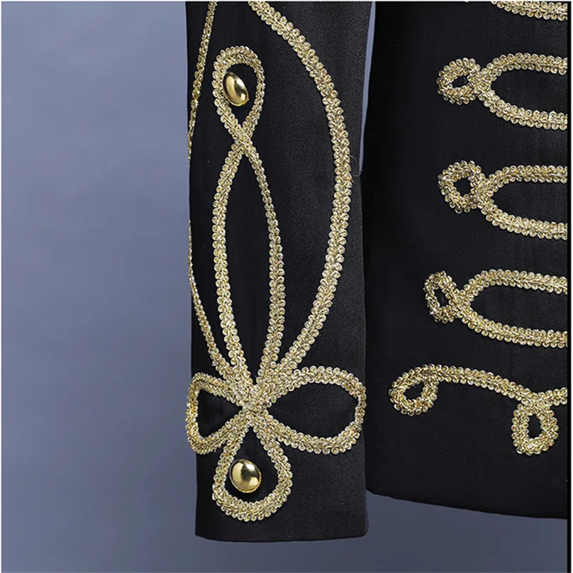 Court Dress Night Club Men's DJ Fashion Singer Jacket Coat For Stage Performance Flim Show
Court Dress Night Club Men's DJ Fashion Singer Jacket Coat For Stage Performance Flim Show