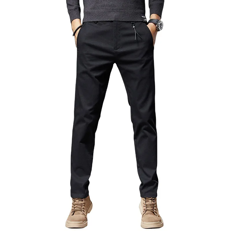 Winter New Work Pants Men's Business Casual Pants Korean Version of The Slim-fitting Tooling Trousers Trendy Calf Trousers
Winter New Work Pants Men's Business Casual Pants Korean Version of The Slim-fitting Tooling Trousers Trendy Calf Trousers