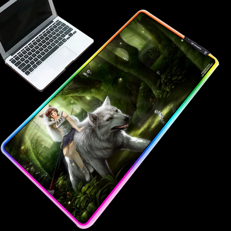 Mairuige Large Size RGB Mouse Pad Cold Light LED Color Change USB Charging Boy Riding on Wolf Pandora Anime Computer Carpet
Mairuige Large Size RGB Mouse Pad Cold Light LED Color Change USB Charging Boy Riding on Wolf Pandora Anime Computer Carpet