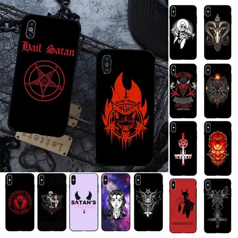 FHNBLJ Devil Satan Phone Case for iPhone 11 12 13 mini pro XS MAX 8 7 6 6S Plus X 5S SE 2020 XR case
FHNBLJ Devil Satan Phone Case for iPhone 11 12 13 mini pro XS MAX 8 7 6 6S Plus X 5S SE 2020 XR case