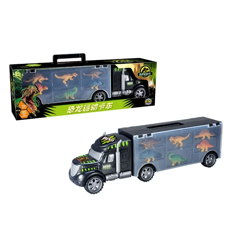 Dinosaur Truck, Transport Car Carrier Truck Toy with 6 Dinosaurs Toys Inside 090B
Dinosaur Truck, Transport Car Carrier Truck Toy with 6 Dinosaurs Toys Inside 090B