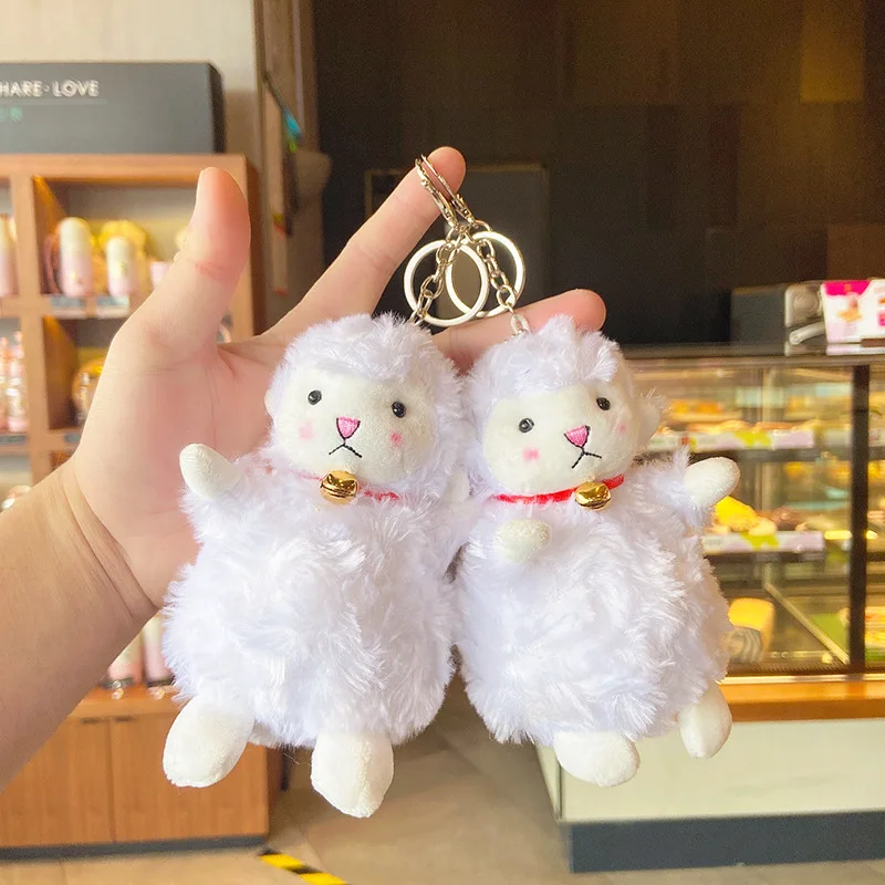 Plush Lovely Lamb Doll Key Chain Couple Creative Hanging Key Pendant Bag Doll Key Chain Bag Accessories Baby Key Rings
Plush Lovely Lamb Doll Key Chain Couple Creative Hanging Key Pendant Bag Doll Key Chain Bag Accessories Baby Key Rings