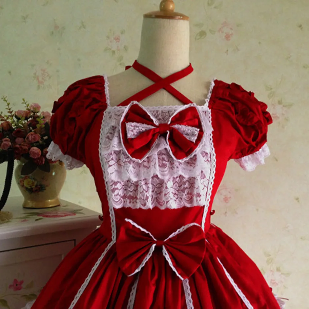 Medieval Vintage Cosplay Dress Women Court Lolita Girl Gothic Party Dress Lace Patchwork Flounce Bow Dresses vestido sukienki
Medieval Vintage Cosplay Dress Women Court Lolita Girl Gothic Party Dress Lace Patchwork Flounce Bow Dresses vestido sukienki