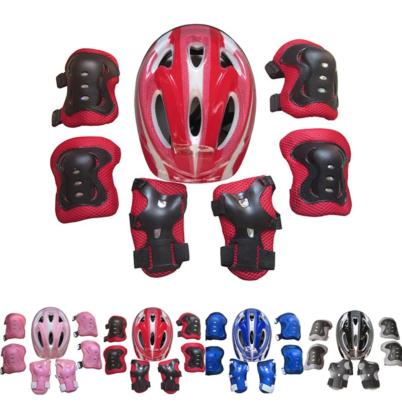 7pcs/set Of Children's Roller Skating Bicycle Helmets Knee Pads Wrist Pads Children's Elbow Pads Set Bicycle Outdoor Sports
7pcs/set Of Children's Roller Skating Bicycle Helmets Knee Pads Wrist Pads Children's Elbow Pads Set Bicycle Outdoor Sports