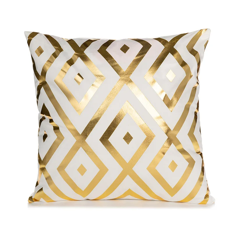 Black White Bronzing Cushion Cover Decorative Pillows Fashion Seat Cushions Home Decor Geometric Throw Pillow Sofa Pillowcase
Black White Bronzing Cushion Cover Decorative Pillows Fashion Seat Cushions Home Decor Geometric Throw Pillow Sofa Pillowcase