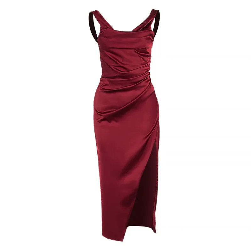 2021 New Women's Sexy Fashion Party Solid Color Split Dress Strapless Pile Collar Fold Split Suspender Skirt Dresses for Women
2021 New Women's Sexy Fashion Party Solid Color Split Dress Strapless Pile Collar Fold Split Suspender Skirt Dresses for Women