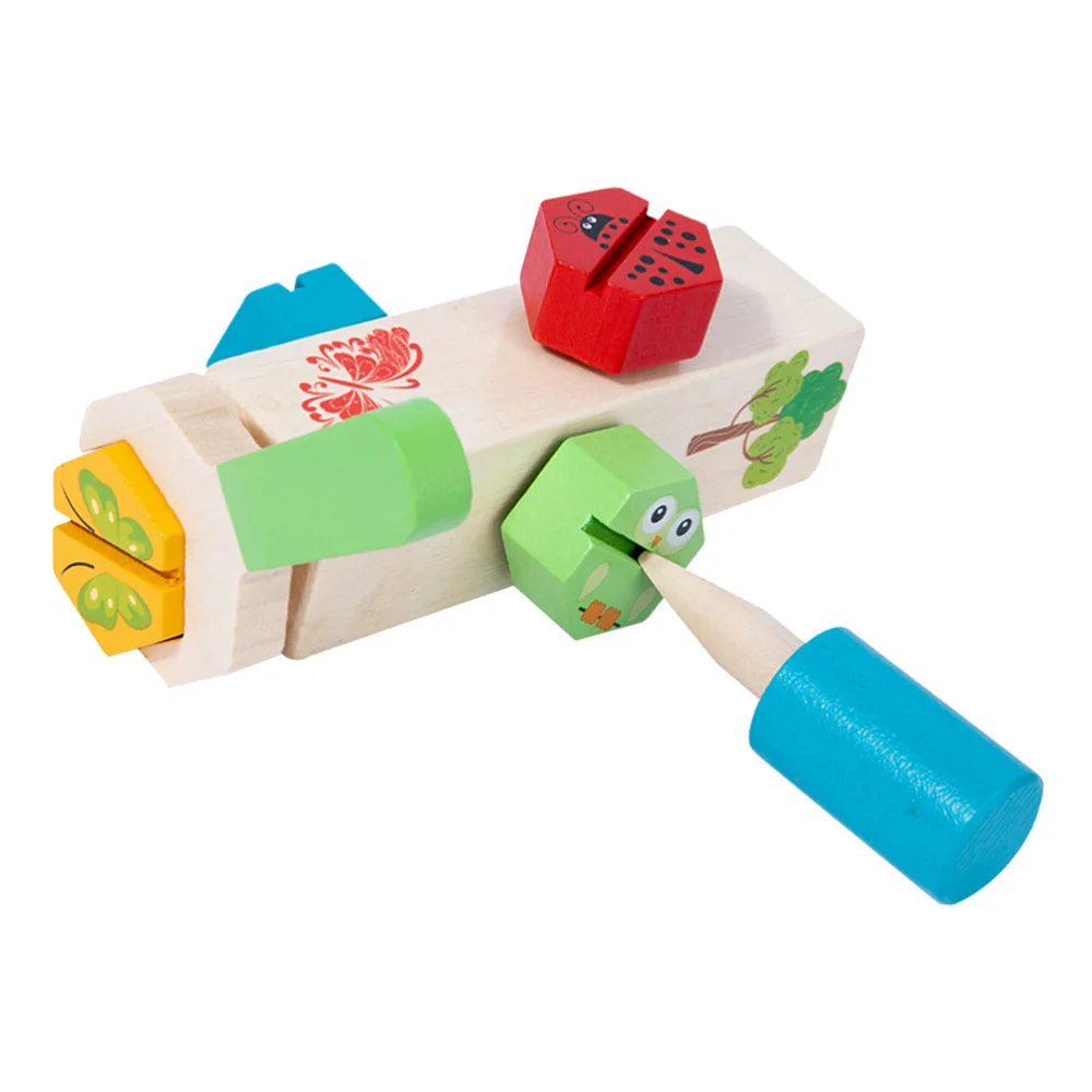 1 Set Nut Disassembly Children's Screw Wooden Creative Educational 
1 Set Nut Disassembly Children's Screw Wooden Creative Educational