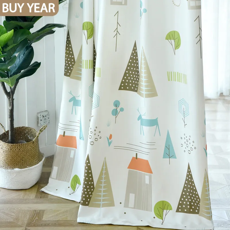 Modern Curtains for Living Dining Room Bedroom Nordic Plant Curtains Children Room Curtains Tulle Finished Product Customization
Modern Curtains for Living Dining Room Bedroom Nordic Plant Curtains Children Room Curtains Tulle Finished Product Customization