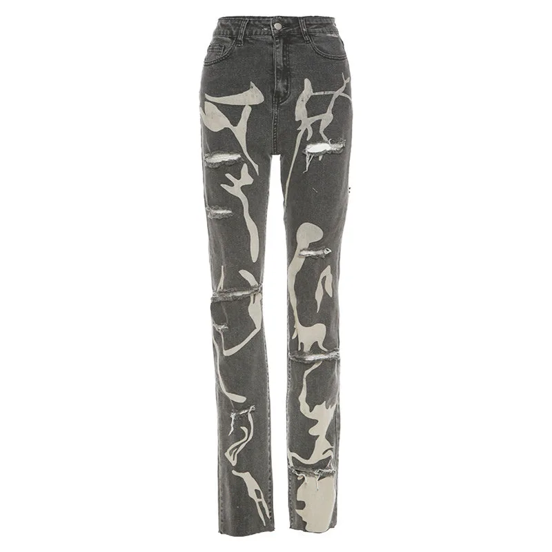 2021 Summer New Women's Fashion Ripped Straight Jeans High Waist Washed Slim Jeans
2021 Summer New Women's Fashion Ripped Straight Jeans High Waist Washed Slim Jeans