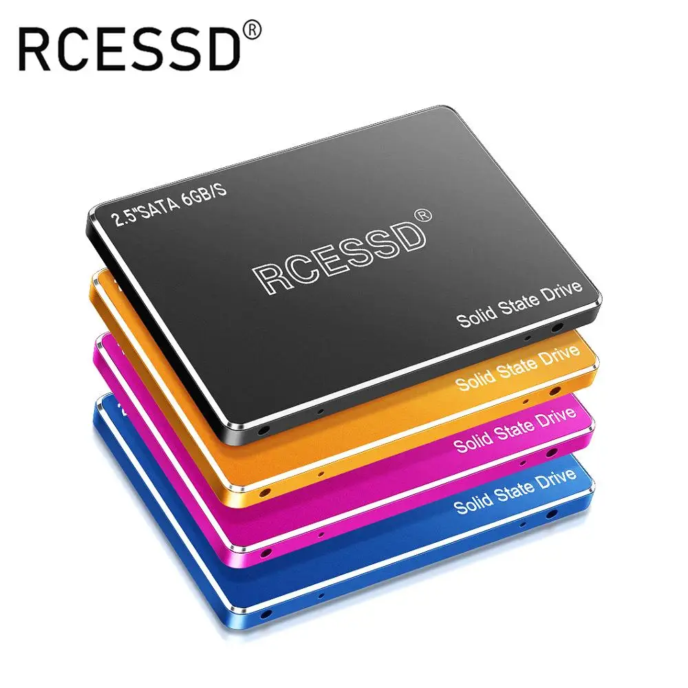 RCESSD SSD 2 5 дюйма SATA3 120 ГБ 128 240 256 360 гб Внутренний твердотельный жесткий диск HDD 60 Гб 64