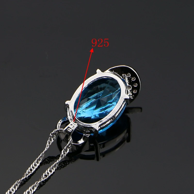 Blue Cubic Zirconia Jewelry White CZ 925 Sterling Silver Jewelry Set Women Earrings/Pendant/Necklace/Rings/Bracelet
Blue Cubic Zirconia Jewelry White CZ 925 Sterling Silver Jewelry Set Women Earrings/Pendant/Necklace/Rings/Bracelet