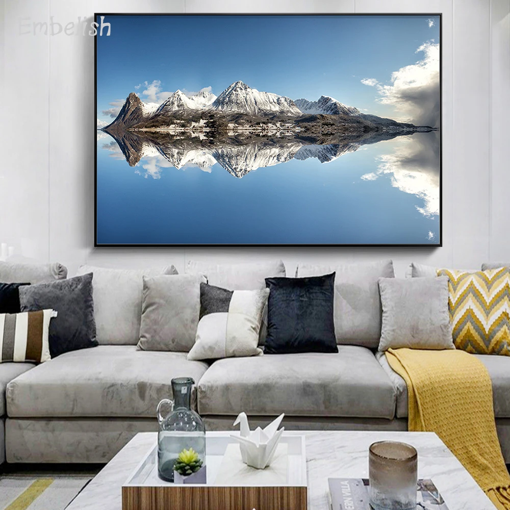 1 Pieces Landscape Wall Art Pictures For Living Room Snow Mountain Blue Sky HD Print On Canvas Oil Paintings Home Decor Posters
1 Pieces Landscape Wall Art Pictures For Living Room Snow Mountain Blue Sky HD Print On Canvas Oil Paintings Home Decor Posters