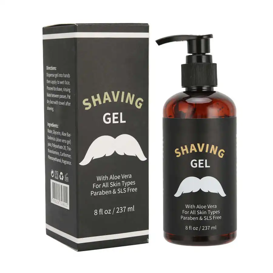 237ML Men's Shave Gel Soften Beard Moisturizing Against Irritation Protect Skin Refreshing Gel Salon Barber Beard Removal Liquid
237ML Men's Shave Gel Soften Beard Moisturizing Against Irritation Protect Skin Refreshing Gel Salon Barber Beard Removal Liquid