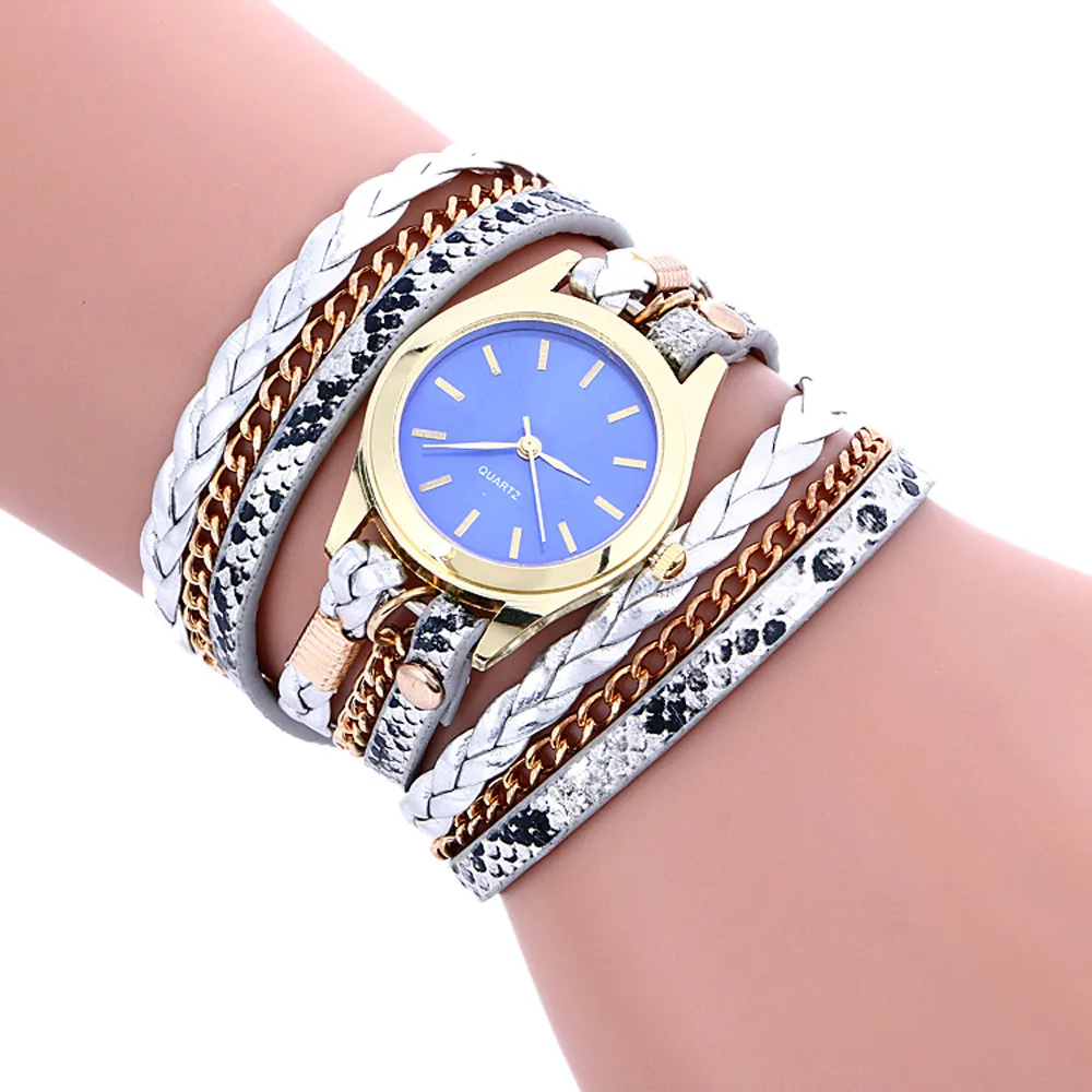 Bohemian Style Women Watches Fashion Weave Leather Bracelet Casual Ladies Wrist Watch Girl Gifts reloj mujer /d 
Bohemian Style Women Watches Fashion Weave Leather Bracelet Casual Ladies Wrist Watch Girl Gifts reloj mujer /d