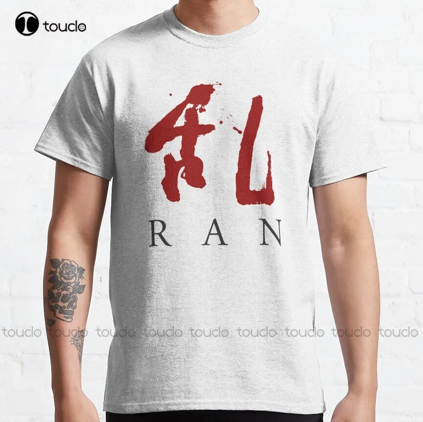 Классическая футболка R A N Ran Akira Kurosawa индивидуальные футболки для мужчин Aldult