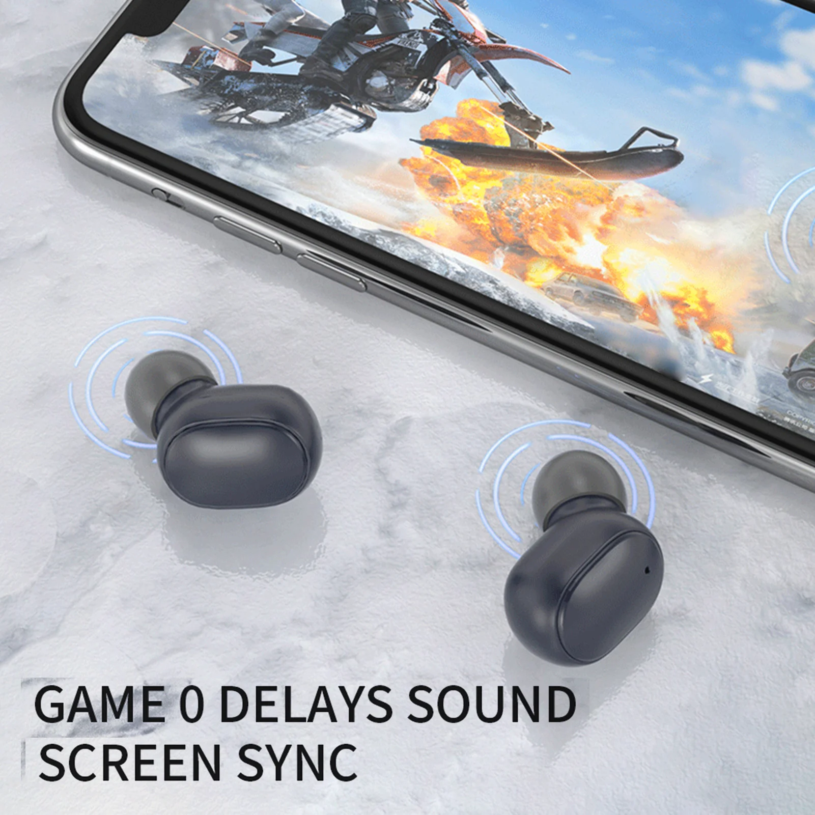 TWS Waterproof In-Ear Headphones Bluetooth 5.1 Wireless Headphones, Noise Reduction HiFi Stereo Key In-ear Headphones
TWS Waterproof In-Ear Headphones Bluetooth 5.1 Wireless Headphones, Noise Reduction HiFi Stereo Key In-ear Headphones