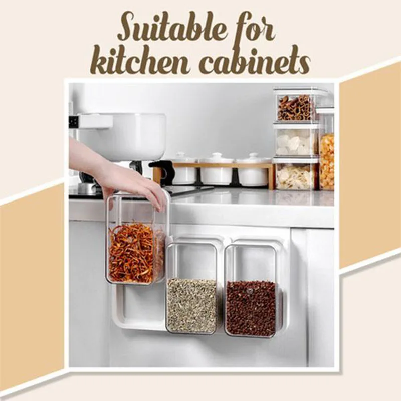 Airtight Food Cereal Grain Storage Container Pantry Organizer BPA Free Clear Plastic Kitchen Canister Cabinet Hanging Sealed Can
Airtight Food Cereal Grain Storage Container Pantry Organizer BPA Free Clear Plastic Kitchen Canister Cabinet Hanging Sealed Can