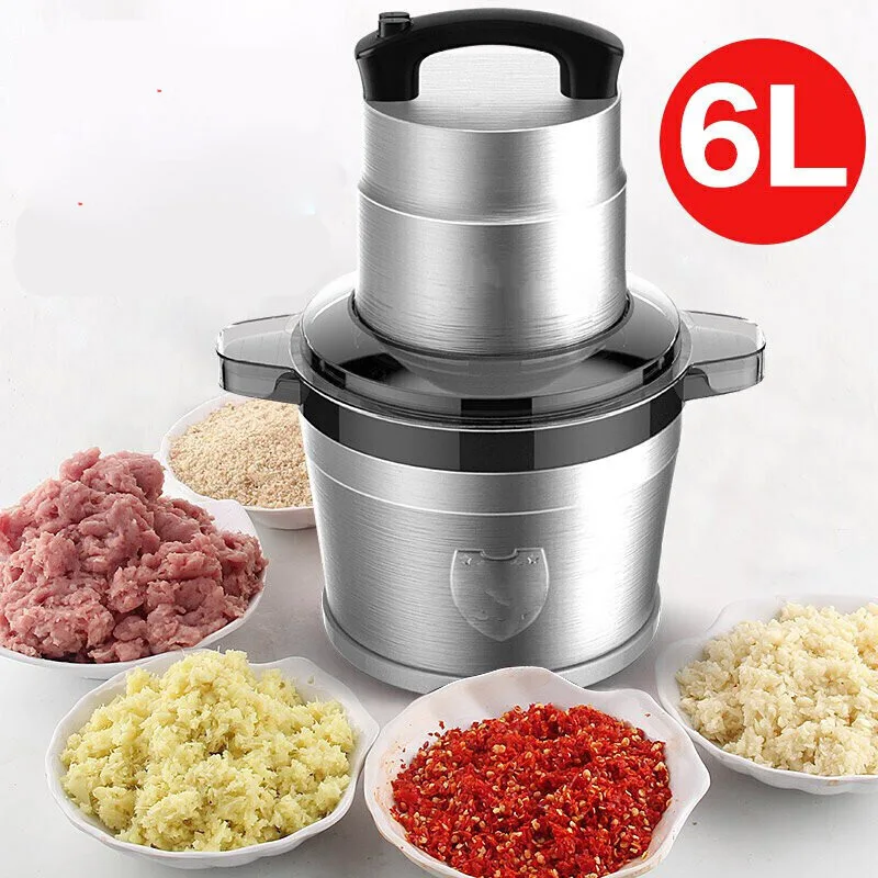 Электрическая мясорубка, 6 л, 2 скорости, 1200 Вт, нержавеющая сталь, измельчитель, Кухонный комбайн, слайсер
Электрическая мясорубка, 6 л, 2 скорости, 1200 Вт, нержавеющая сталь, измельчитель, Кухонный комбайн, слайсер