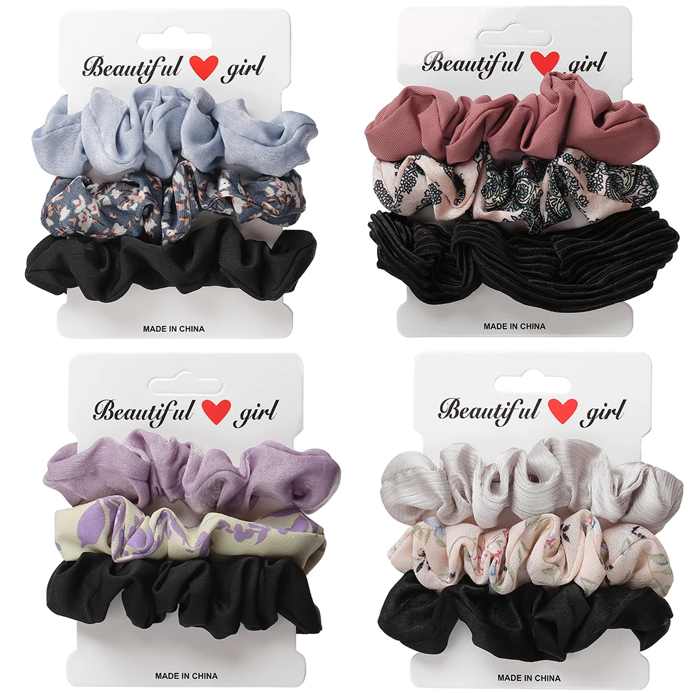 4/3/2/1 PCS/SET Fashion Bow-knot Floral Scrunchies Set For Woman Ponytail Ties Rope Elastic Hair Bands Korean Hair Accessories
4/3/2/1 PCS/SET Fashion Bow-knot Floral Scrunchies Set For Woman Ponytail Ties Rope Elastic Hair Bands Korean Hair Accessories