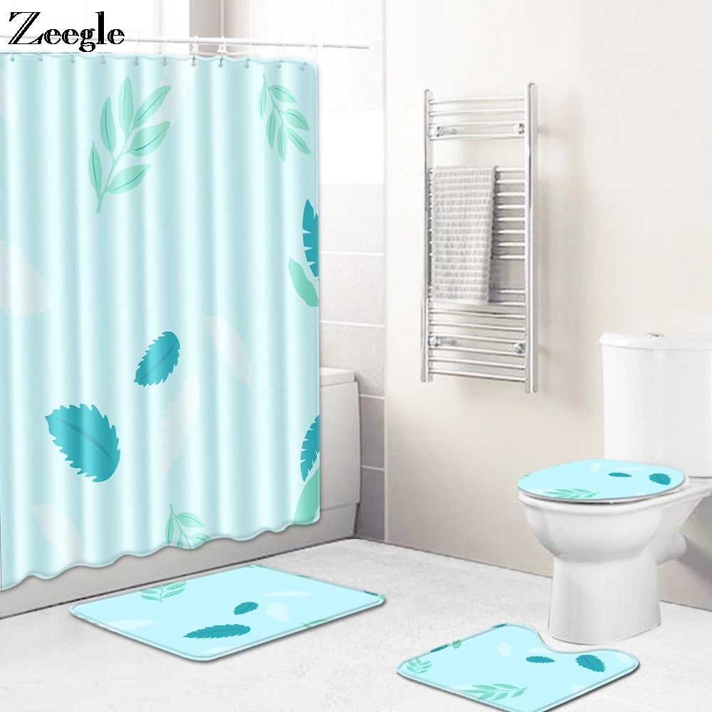 Zeegle 4 шт. Набор ковриков для ванной Противоскользящий коврик для унитаза водонепроницаемый душевой занавес чехол для унитаза комплект ковр...
Zeegle 4 шт. Набор ковриков для ванной Противоскользящий коврик для унитаза водонепроницаемый душевой занавес чехол для унитаза комплект ковр...