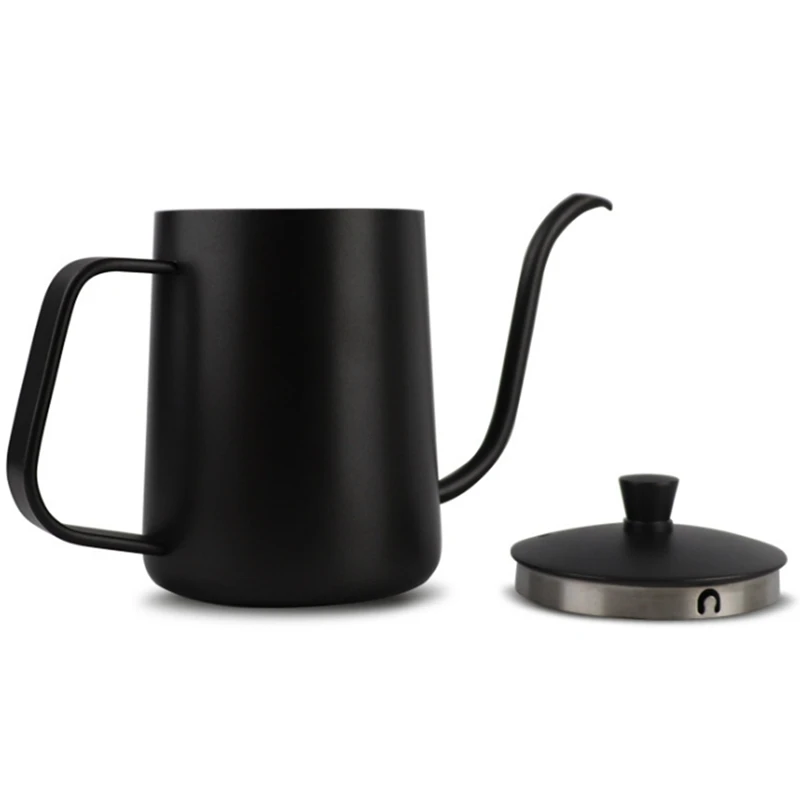 

550ML Hand Coffee Pot Household Coffee Hand Pot with Hanging Ears Stainless Steel Long Mouth Pot Drip Hand Pot