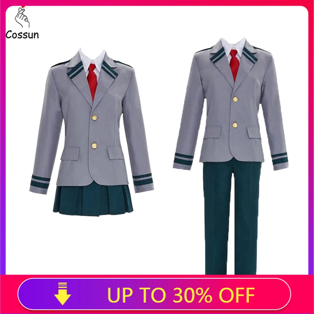 

cossun My Hero Academia Ochaco Uraraka Cosplay Costume Ochako/Tsuyu Blazer Suit School Uniform