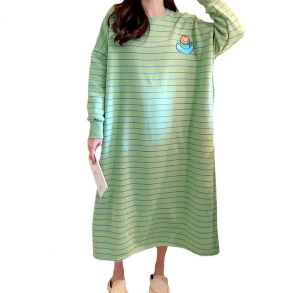 Loose Casual Dress Women Fashion Autumn Winter Thicken Warm Cartoon Cute Oversized Pajamas Nightwear Robe Femme Nightgowns
Loose Casual Dress Women Fashion Autumn Winter Thicken Warm Cartoon Cute Oversized Pajamas Nightwear Robe Femme Nightgowns