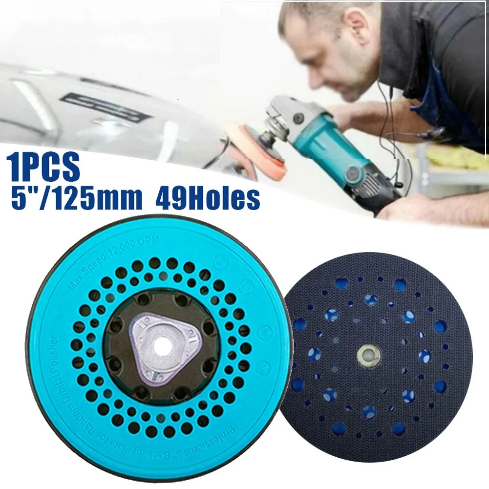 5" 125mm 49Holes Sanding Pad Backing Pad For DA Polisher With Heat Emission Holes Backing Pads For DAS-21E
5" 125mm 49Holes Sanding Pad Backing Pad For DA Polisher With Heat Emission Holes Backing Pads For DAS-21E